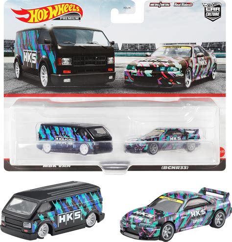 Amazon ホットウィール Hot Wheels プレミアム パック 日産スカイライン GT R BNCR MBK バン 才 HKF ミニカーダイ
