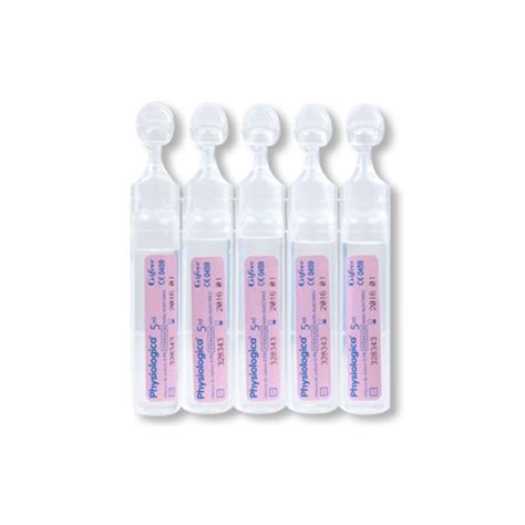 Dosette De Sérum Physiologique 5ml à Lunité