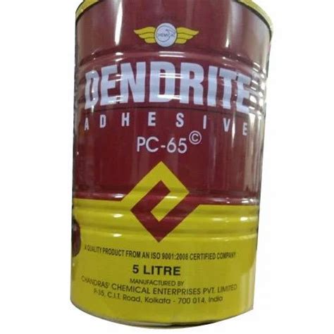 Pc Dendrite Adhesive Rubber Solution Tin Can At Rs Piece In