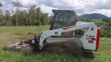 2019 Bobcat® T450 Ll Brushcat Rotary Cutter Youtube