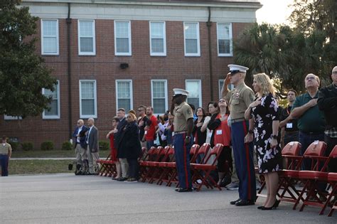 Sergeant Major Visits Marine Corps Recruit Depot Parris Island