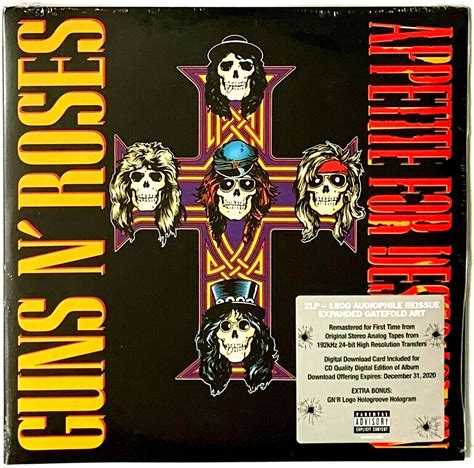 Guns N Roses Appetite For Destruction Deluxe Edition Lp Vinyl Record