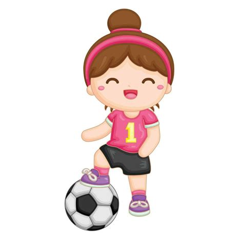 pequeño niña jugando fútbol pelota fútbol americano deporte actividad