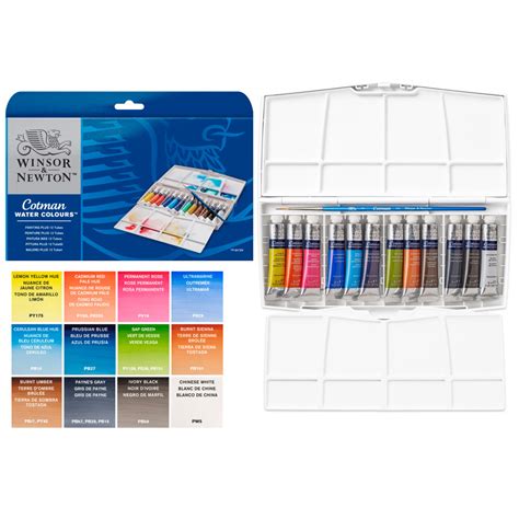 Caja Acuarela 12 Tubos X 8 Ml Plus Cotman Winsor Newton Sets Y