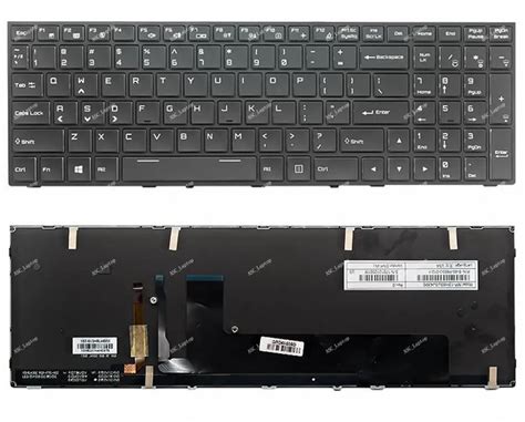 Novo original eua inglês qwerty teclado para clevo p670hp6 P670HP6 G