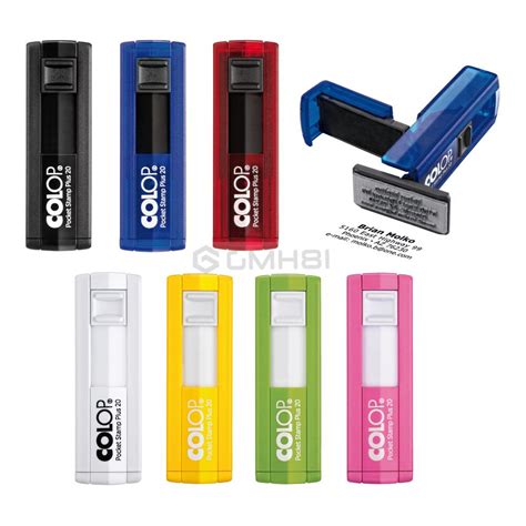 Colop Self Inking Portable Pocket Plus Rubber Stamp Chop