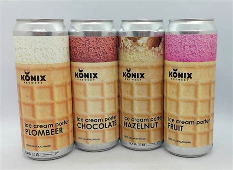 Портер-мороженое: Plombeer, Chocolate, Hazelnut, Fruit (Konix Brewery ...