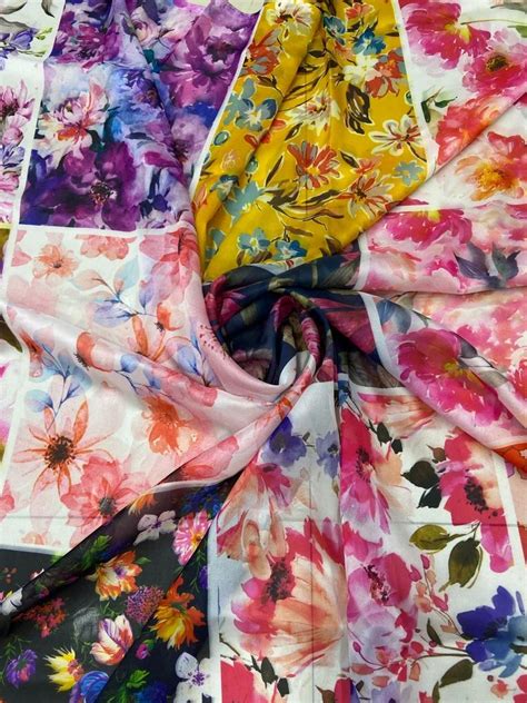 Organza Floral Printed Fabrics At Rs 70 Meter Organza Fabric In Surat