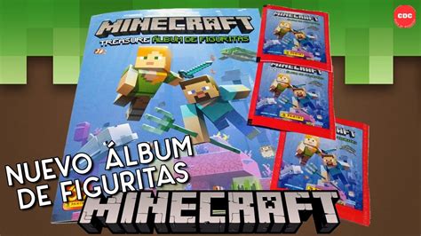 Nuevo Lbum De Figuritas Minecraft Treasure Panini Argentina Youtube