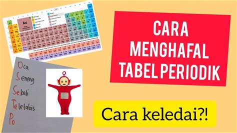 CARA MENGHAFAL TABEL PERIODIK Golongan IA VIIIA TipsAlaSusi YouTube