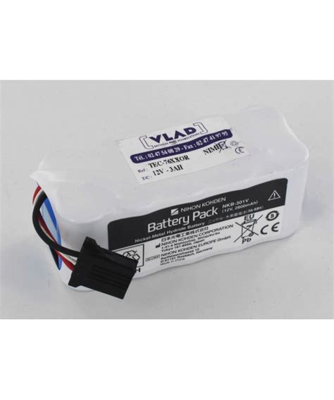 Battery 12V 3Ah for defibrillator Cardiolife TEC76xx-ECG1350 NIHON ...