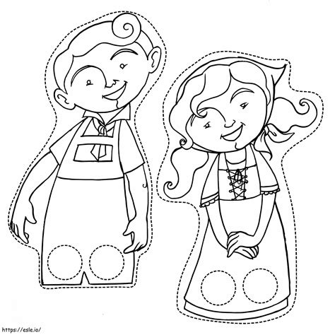 Finger Puppets coloring page