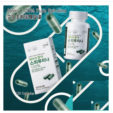 Atomy Pure Spirulina Mg X Capsules Shopee Malaysia