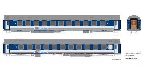 Tillig Wagon Sypialny Wlab O Pkp Iccc Stacja Gdynia Ep Vi H