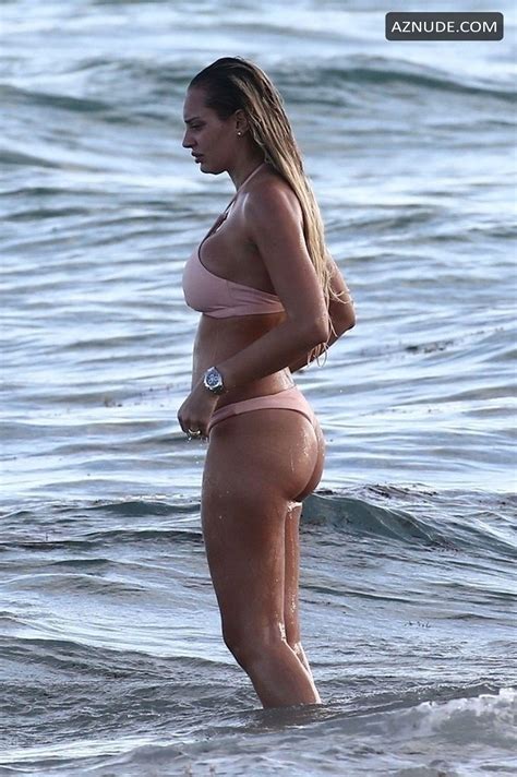 Francesca Brambilla Sexy In A Baby Pink Bikini In Miami Beach Aznude