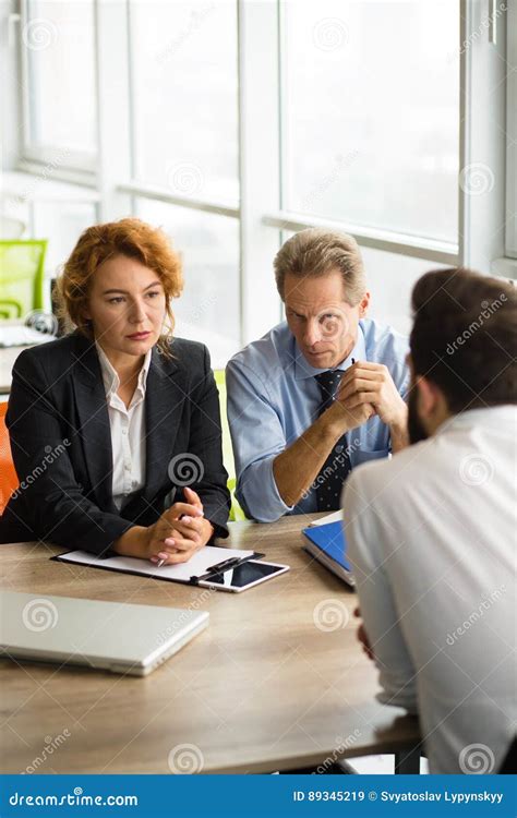 Business People Negotiating Stock Image Image Of Cooperation Office