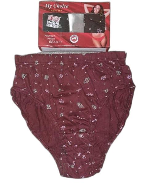 Panties Maroon My Choice Women Cotton Panty Mid Size Medium At Rs 26piece In Saharanpur