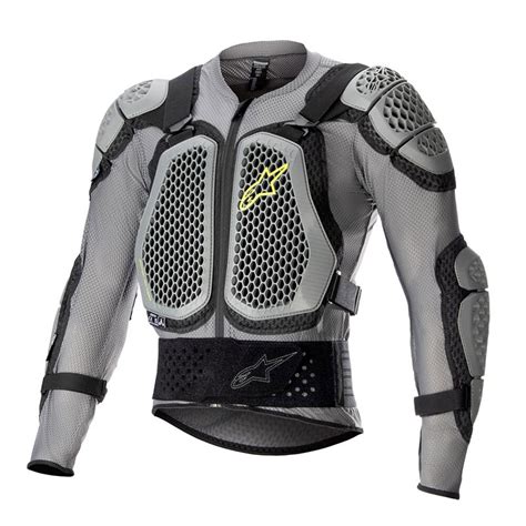 Pettorina Cross Enduro Alpinestars Bionic Action V Jacket Grigio