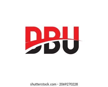 Dbu Letter Initial Logo Design Vector Stock Vector Royalty Free