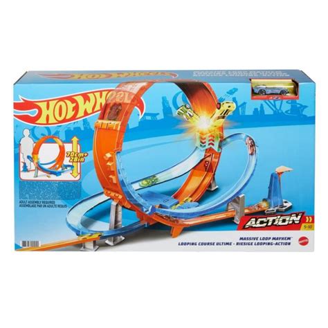 Mattel Hot Wheels Riesen Looping Crash Trackset