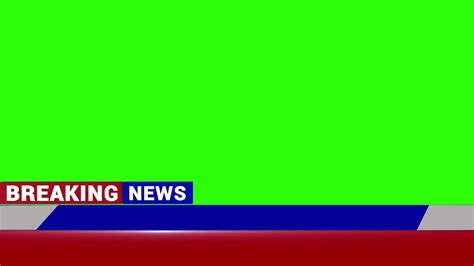 Lower Third Green Screen Template For News Channel – Otosection