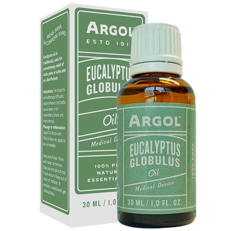 Argol Eucalyptus Globulus Oil