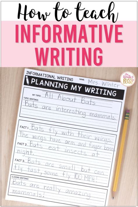 Teaching Informative Writing