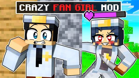 Using The Crazy Fan Girl Mod In Minecraft Youtube