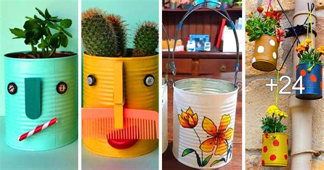 Convierte Latas De Conserva En Hermosas Macetas Ideas Perfectas