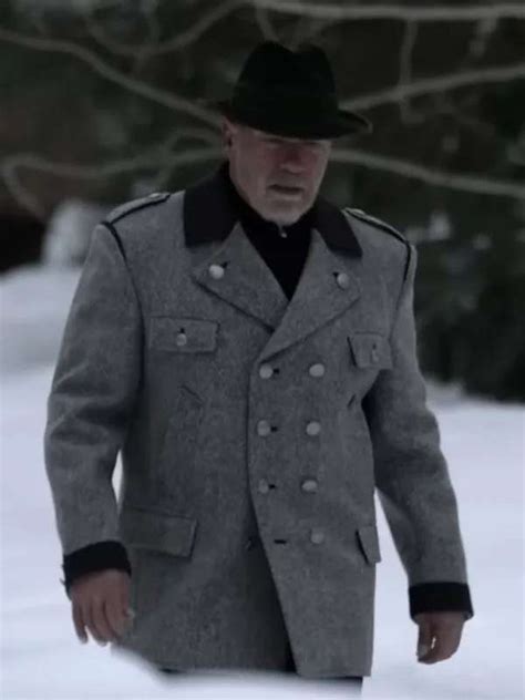 Arnold 2023 Arnold Schwarzenegger Grey Wool Coat