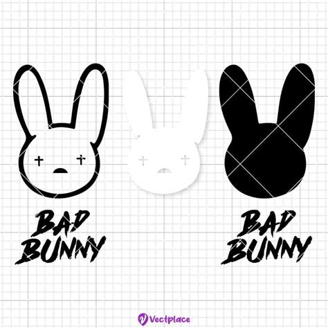 Bad Bunny Svg Cut File Cricut Png Vector Vectplace