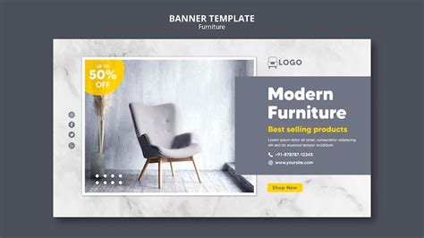 Premium Psd Modern Furniture Banner Template Style