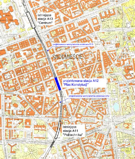 Metro Główne założenia dla stacji Plac Konstytucji i Muranów gotowe