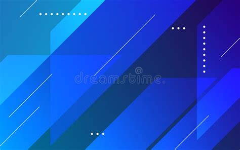 Minimal Abstract Blue Rectangle Shape Geometric Background Stock