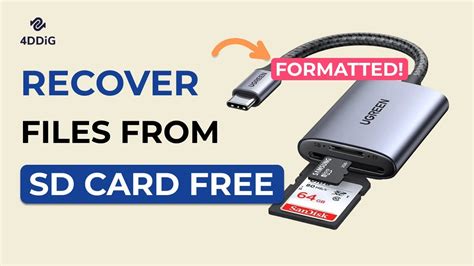 How To Recover Deleted Files From Formatted Sd Card For Free