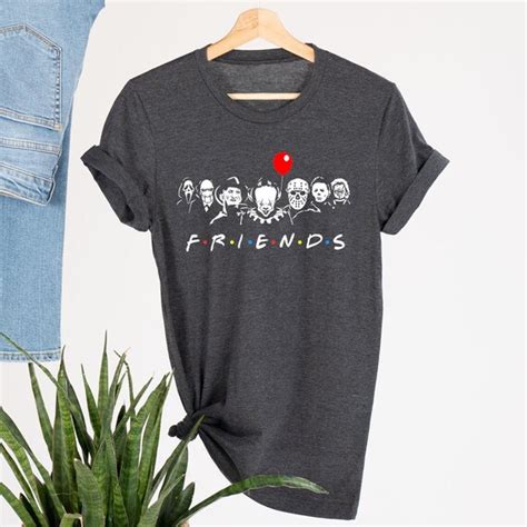 Friends Halloween T Shirt Halloween Shirt Halloween Horror Etsy