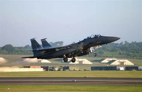 A Us Air Force Usaf Th Fighter Squadron Fs F E Strike Eagle