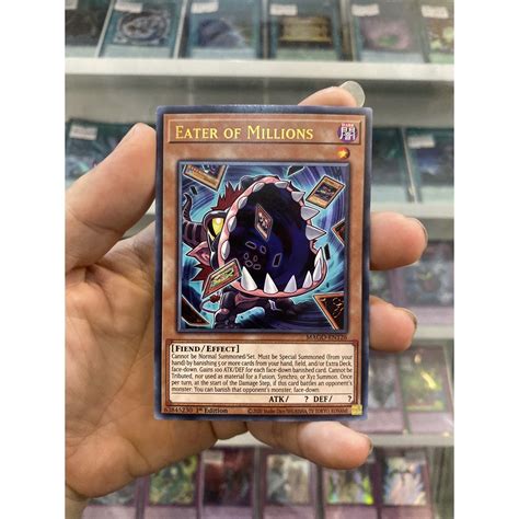 Thẻ Bài Lẻ Yugioh Mã Mago En126 Eater Of Millions Gold Letter Rare 1st Edition Shopee