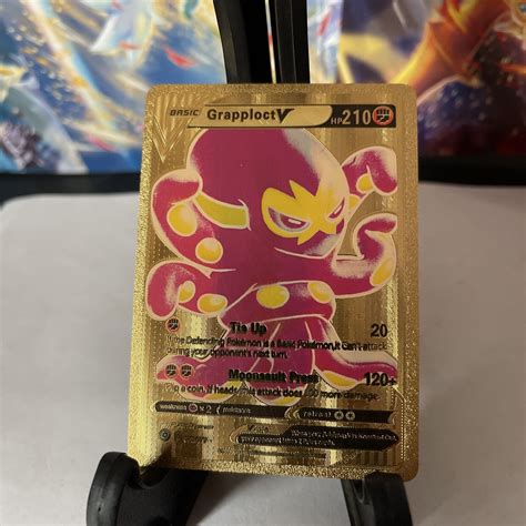 Mavin Grapploct V Gold Foil Pokemon Card 🔥fan Art 🔥card💥nm