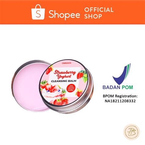 Jual Omniskin Strawberry Yoghurt Meltaway Cleansing Balm 20gr