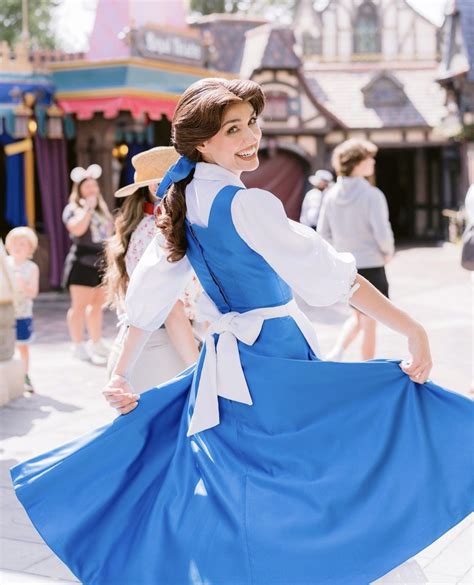 Belle At Disneyland 🌹 Credit Thehappiestphotography On Instagram