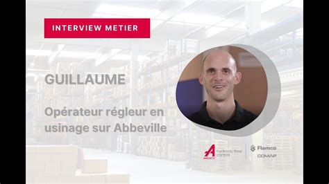 Interview métier 1 4 Guillaume Opérateur régleur en usinage sur