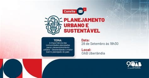 Planejamento Urbano E Sustentável Em Uberlândia Sympla