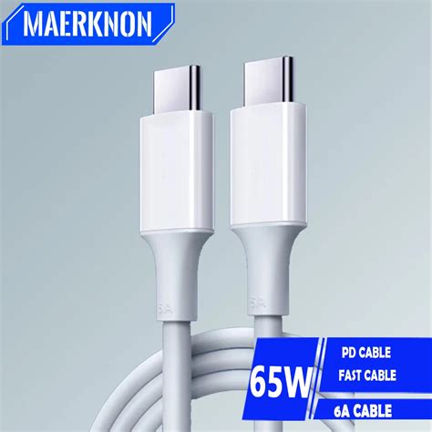 W Usb C Zu Typ C Kabel Pd Schnell Ladeger T Kabel F R Macbook Iphone