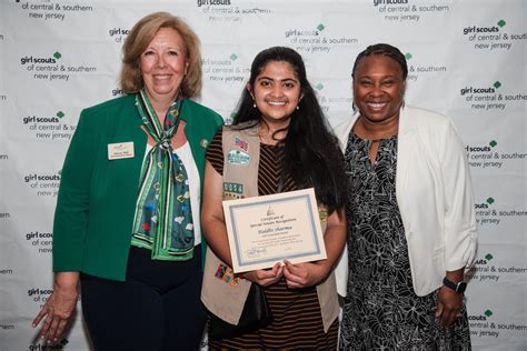 Girl Scout From N J Receives Hard To Achieve National Award