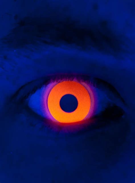 Uv Orange Special Effect Contact Lens