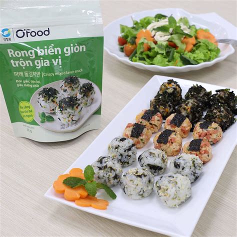 Rong Biển Giòn Trộn Gia Vị Ofood Sáng Tạo Món ăn Ngon Cho Cả Gia đình