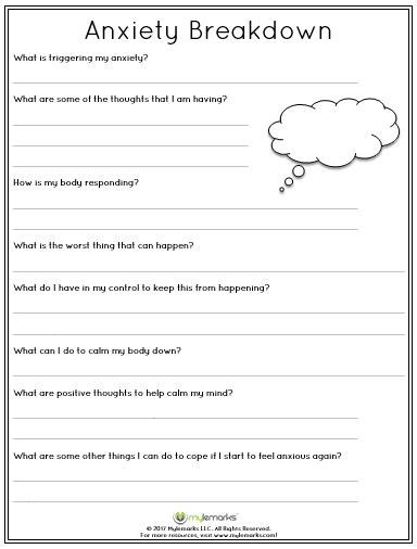 Cognitive Behavioral Therapy Worksheets