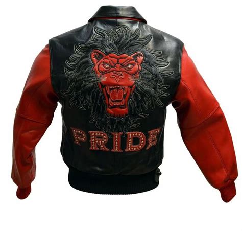 Red Pelle Pelle Pride Studded Leather Jacket Glj Studded Leather