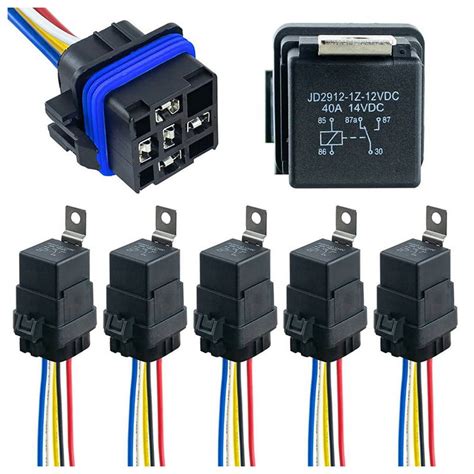 Ckepdyeh 12V DC 40 30 Waterproof Relay Harness Tinned Copper Wires